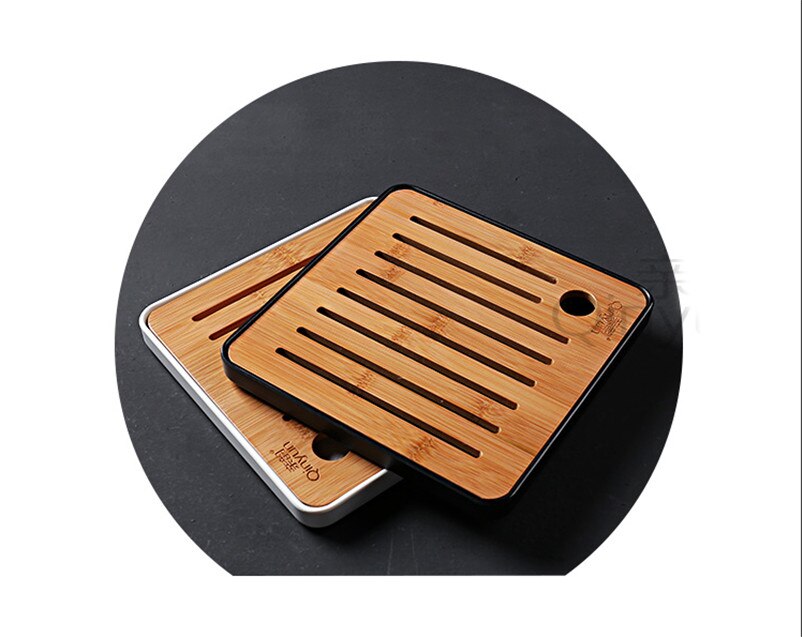 XMT-HOME Kung Fu tea serving tray bamboo wooden tray 1pc