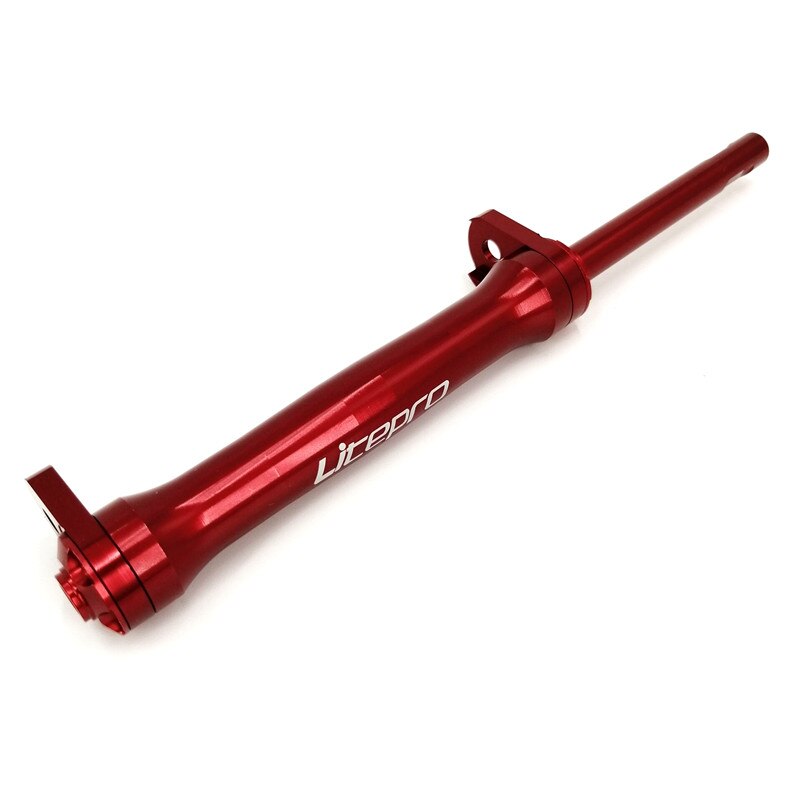 Litepro Easy Wheel Brompton Rear Rack Easywheel Extension Bar Telescopic Rod Folding Bike Accessories: Red - Bar 1pcs