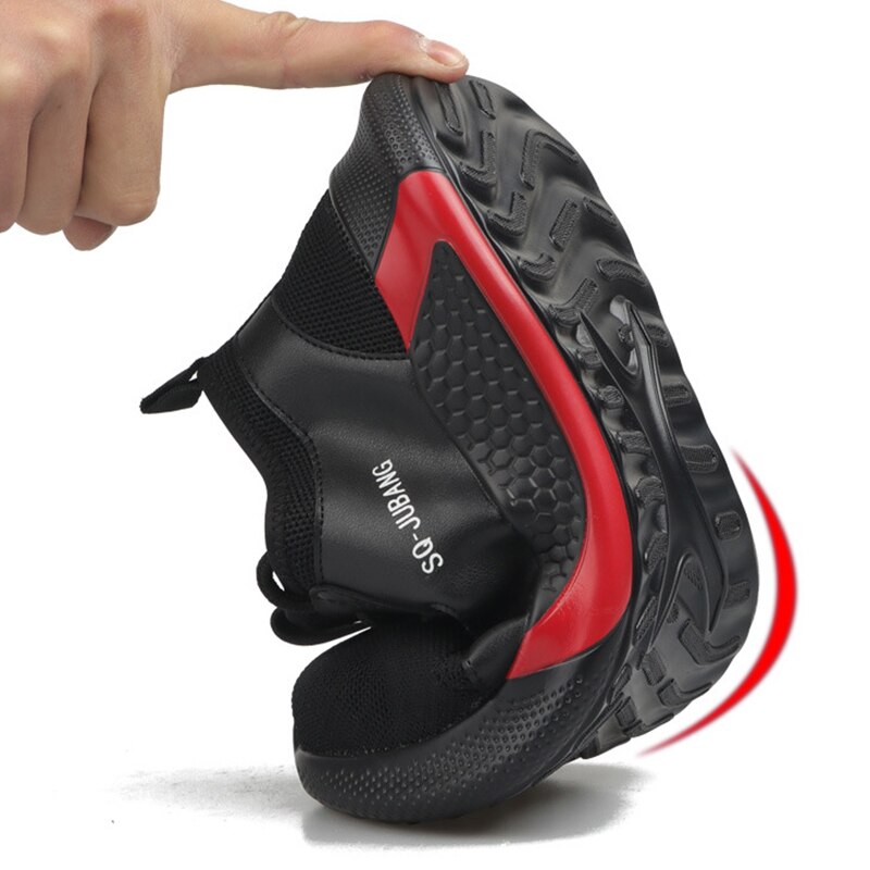 Werk Sneakers Mannelijke Stalen Neus Veiligheidsschoenen Mannen Werken Laarzen Mannen Naalddichte Werk Veiligheid Laarzen Mannen Lichtgewicht werkschoenen