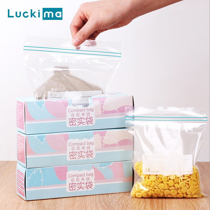 Reusable Food Storage Slider Bag Freezer Zipper Bags Fresh-keeping Sandwich Snack Sealling Packaging Bag Kitchen Accessories