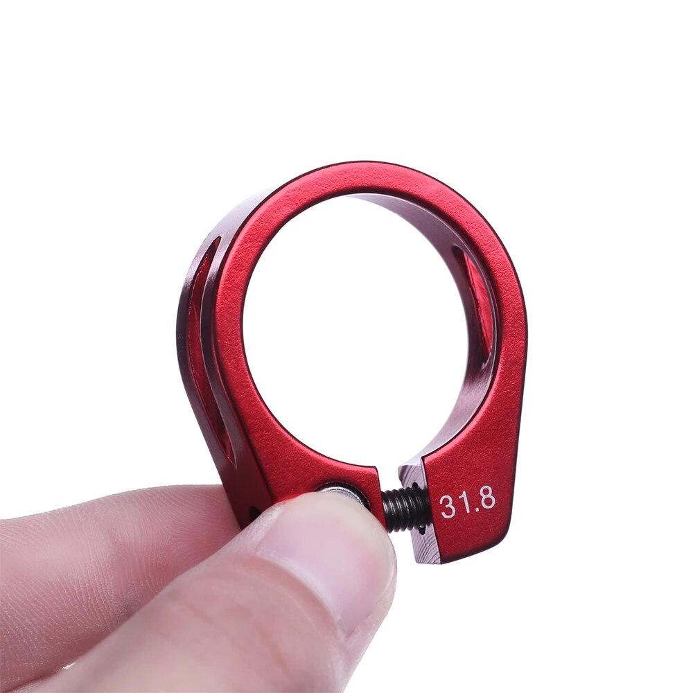 Tija De sillín De la Abrazadera De tubo De aluminio bicicleta MTB sillín De bicicleta Abrazadera De sillín encaja para 27,2mm tija De sillín piezas De ciclismo Abrazadera peca De