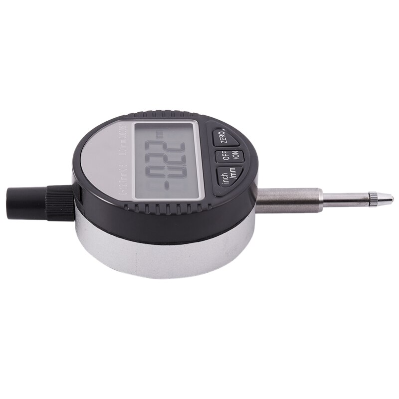 0-12.7Mm/1 Inch Range Gauge Digital Dial Indicator Precision Tool 0.01Mm/0.0005 Inch Tester Dial Indicator