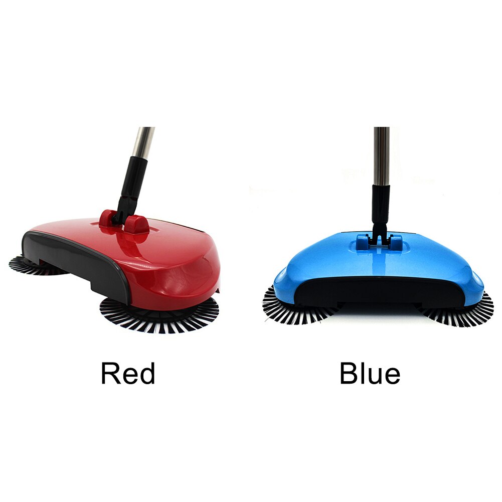 Stainless Steel Telescopic Adjustable Hand Push 360 Rotary Dust Magic Household Manual Cleaning Tools Floor Sweeper Machine