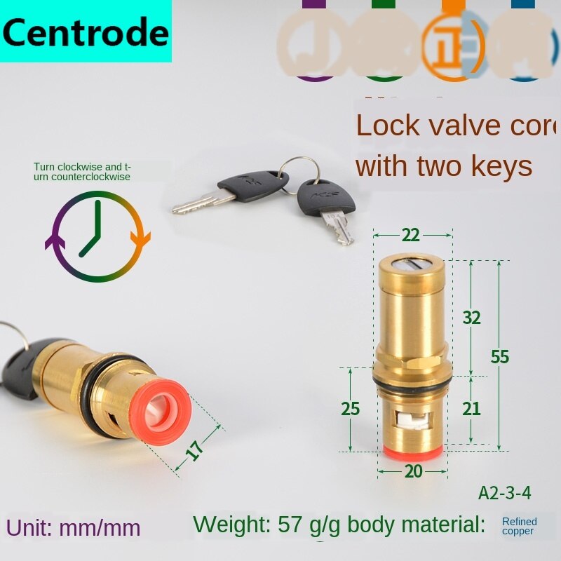 Faucet copper valve core and cold water fast opening triangle valve switch ceramic valve core copper head repair parts: Section J Forward
