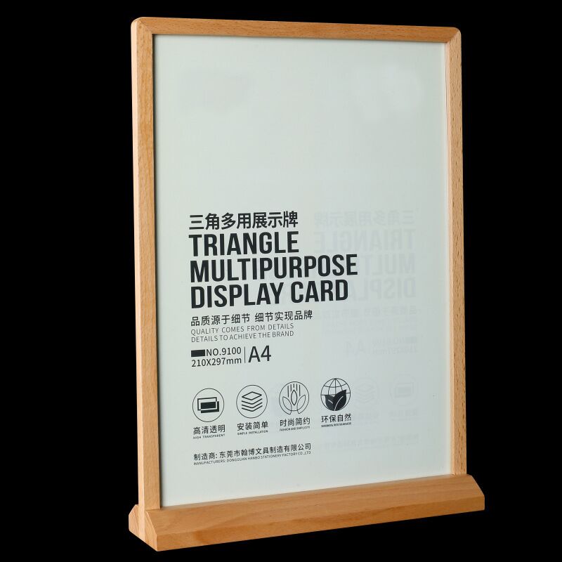 Menühülle A4 Aus Kunstleder - Elegante Tischmenü-Halterung Für Restaurants