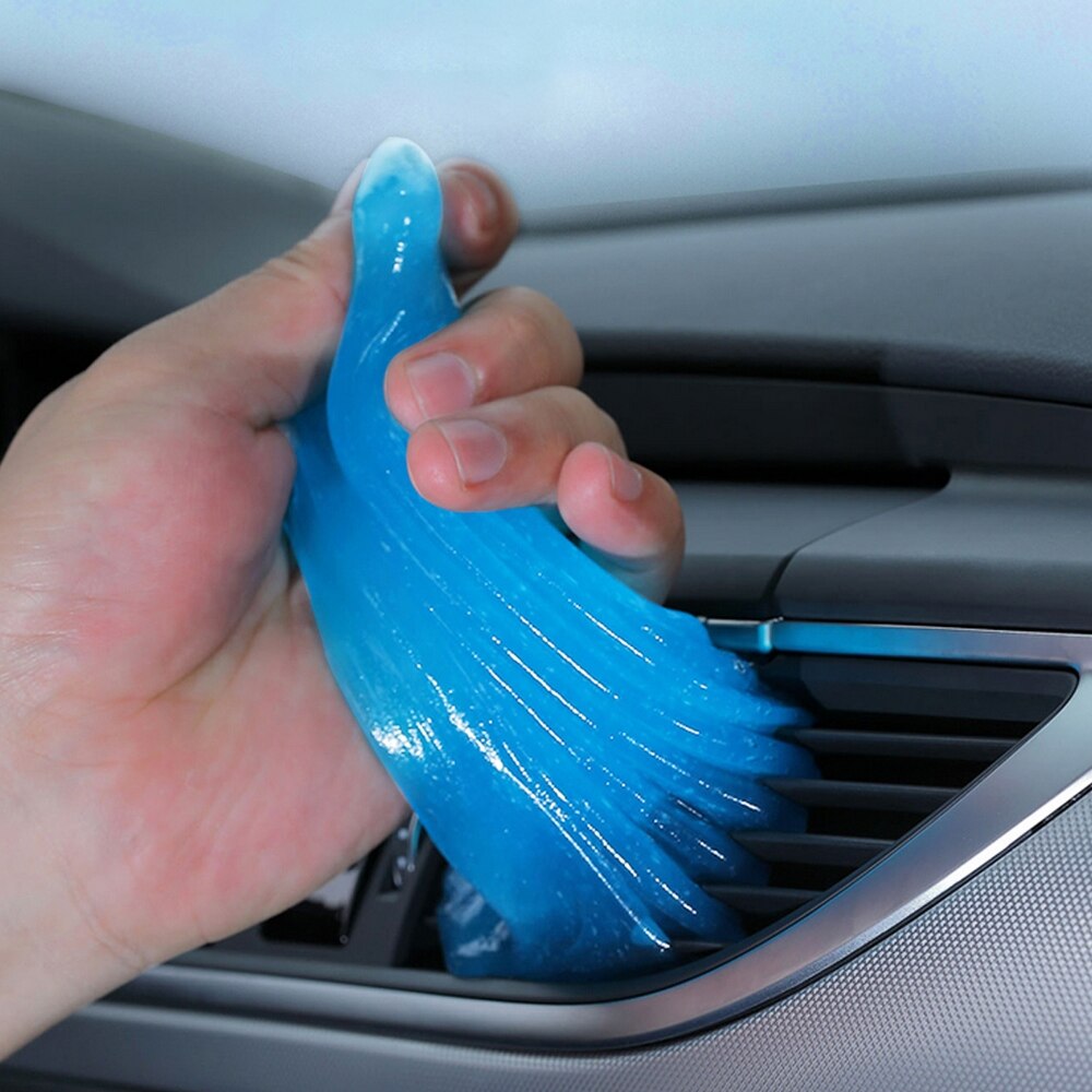 Car Cleaning Soft Glue Multifunctional Car Super Clean Mud Air Conditioner Vent Magic Sticky Clean Glue Slime Dust Dirt Cleaner