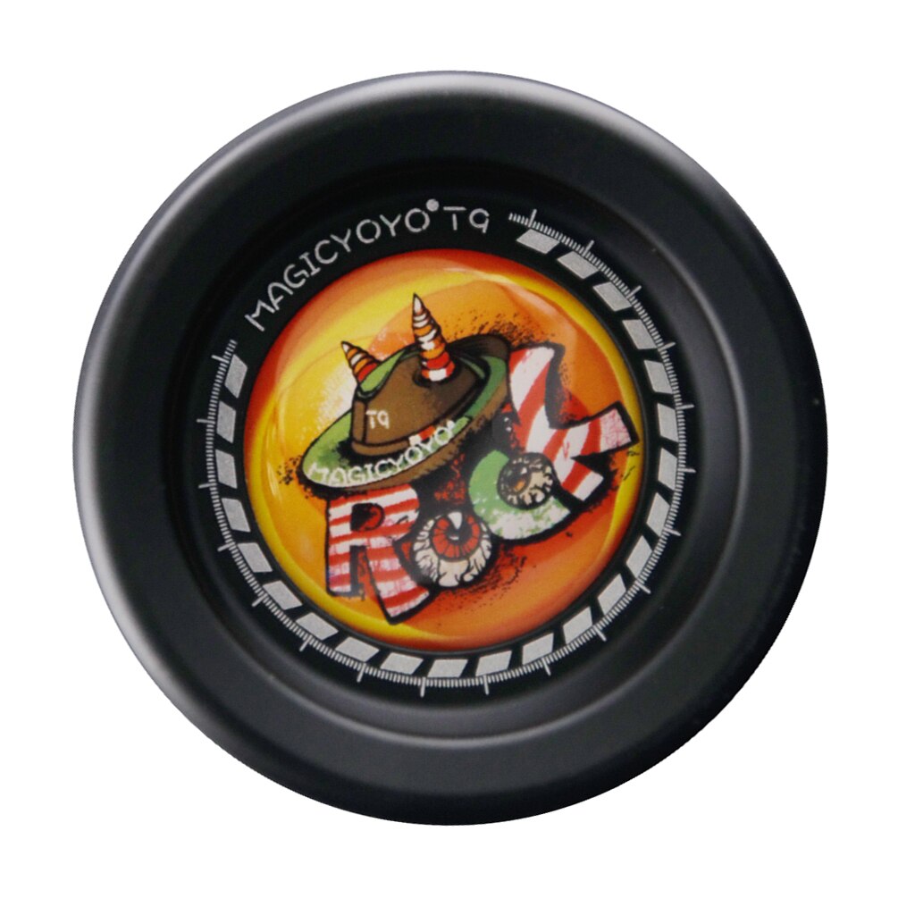 Responsive Unresponsive YOYO T9 Alloy Yo-yo Ball Toy: Black