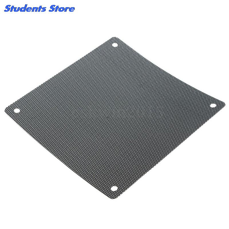 5PCS/lot 120mm Cuttable Black PVC PC Fan Dust Filter Dustproof Case Computer Mesh