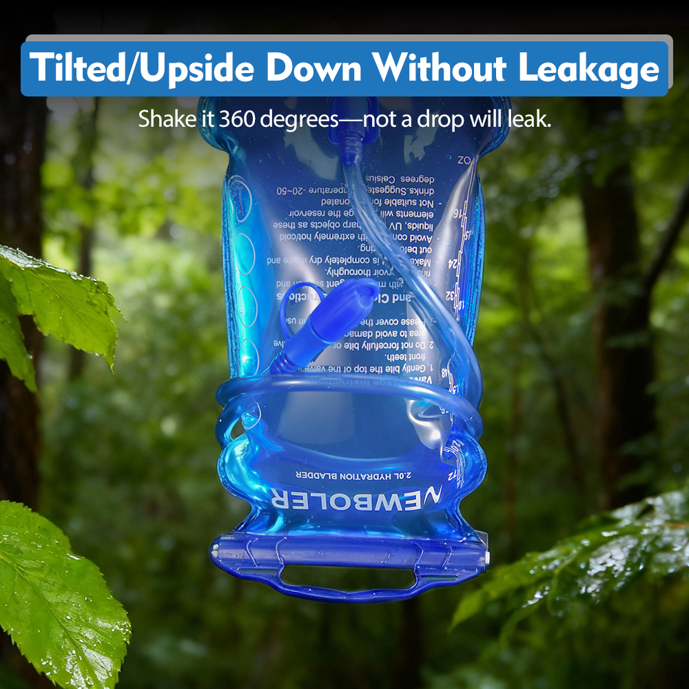 NEWBOLER Water Bag Reservoir Water Replenishment Bag Storage Bag Without Bisphenol 1L 1.5L 2L 3L Running Sports Tank Backpack