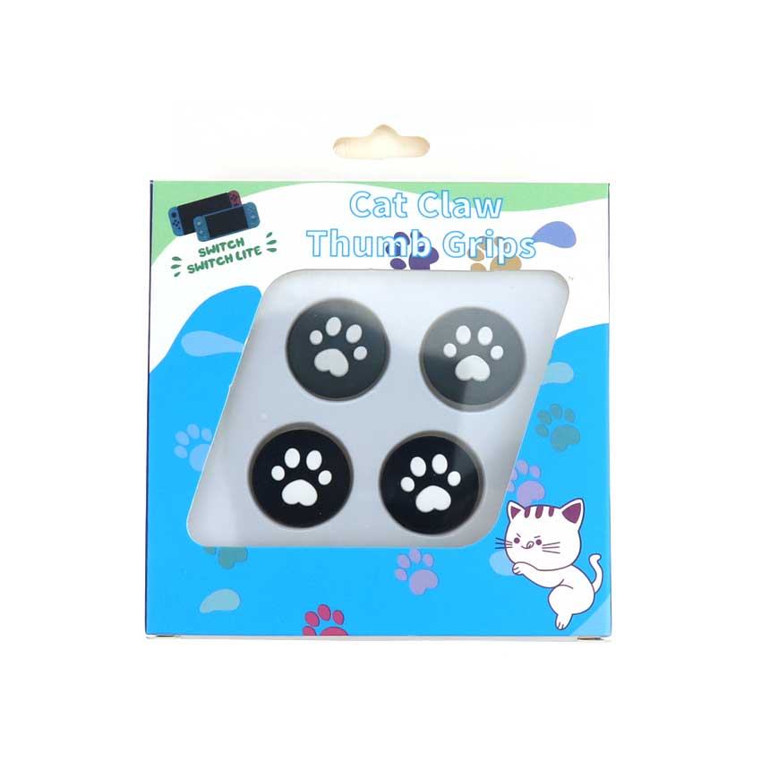 YuXi 4pcs Cute Cat Claw Analog Thumb Stick Grips Cap for Nintend Switch Lite Joy Con Joy-Con Controller Joystick Cover Case: H H I I