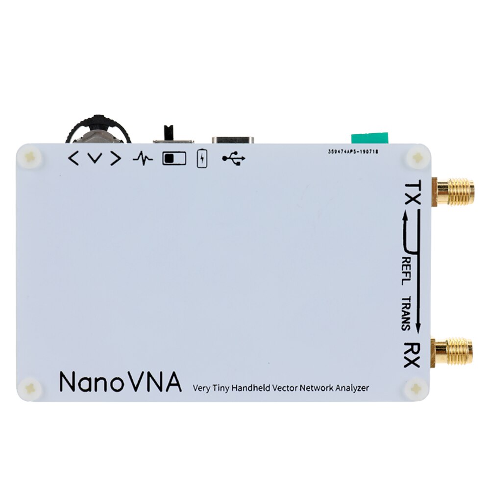 Portátil MF HF VHF UHF antena analizador de red de Vector analizador 50 KHz-900 MHz LCD Antena Digital analizador medidor de frecuencia