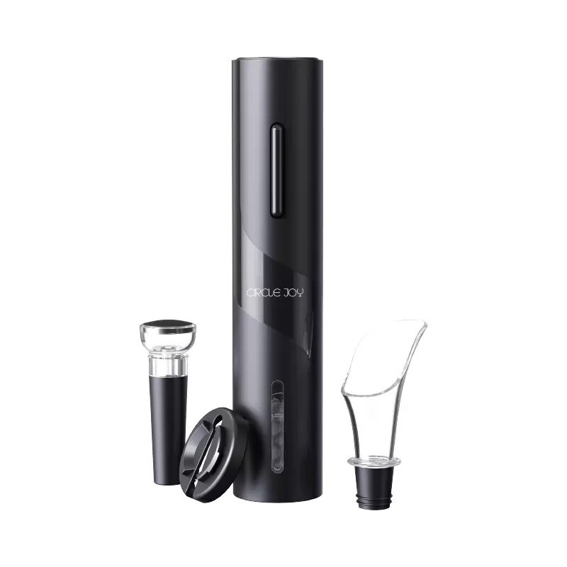 Xiaomi Cirkel Vreugde Smart Elektrische Fles Wijn Opener Set Automatische Corkscrew Stopper Rode Wijn Keuken Accessoires Gereedschap 4 In 1: Wine Opener Set