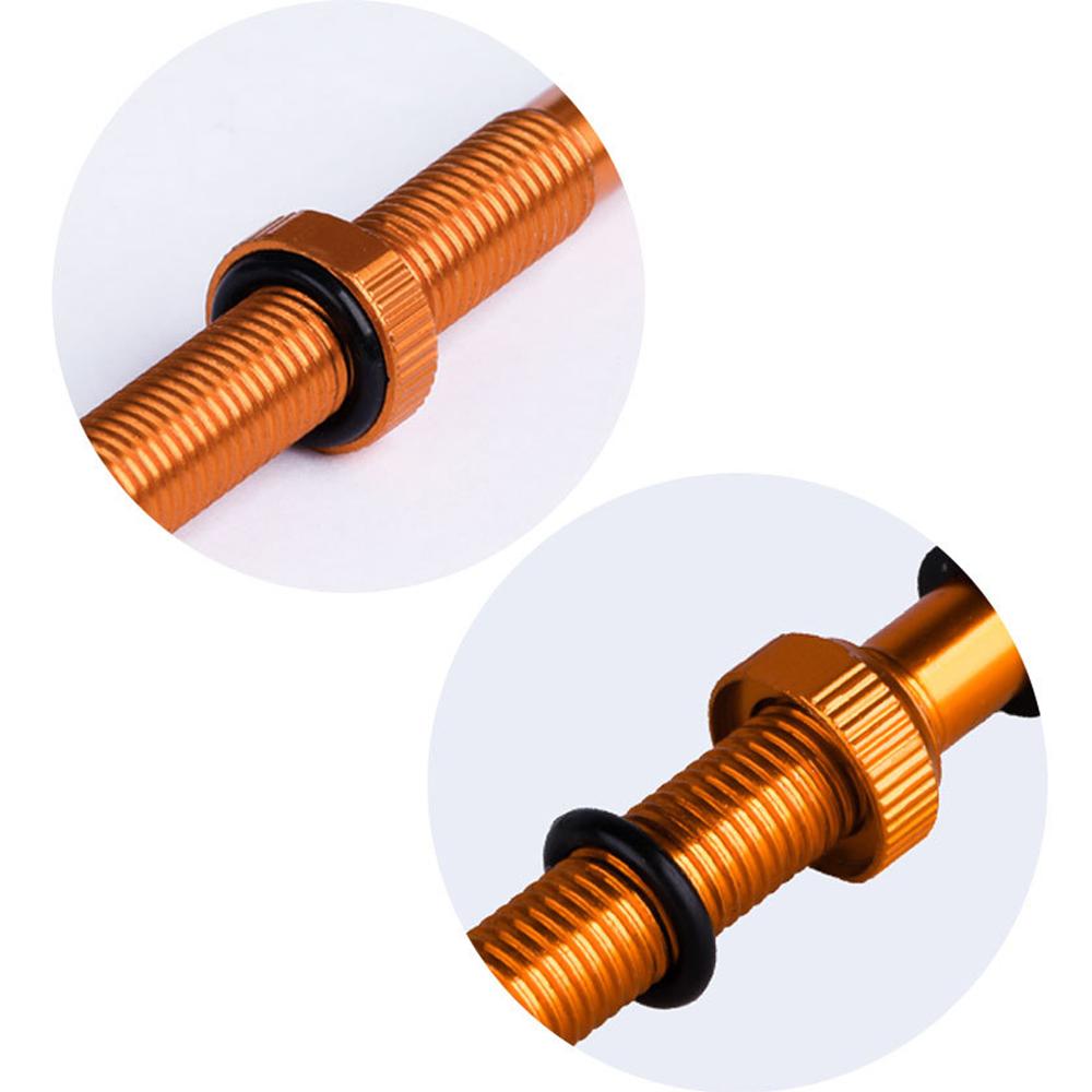 1 paar Fiets 48mm 60mm Presta Ventiel voor Racefiets MTB Fiets Tubeless Banden Messing Kern Legering Stem kit Compatibel Tool