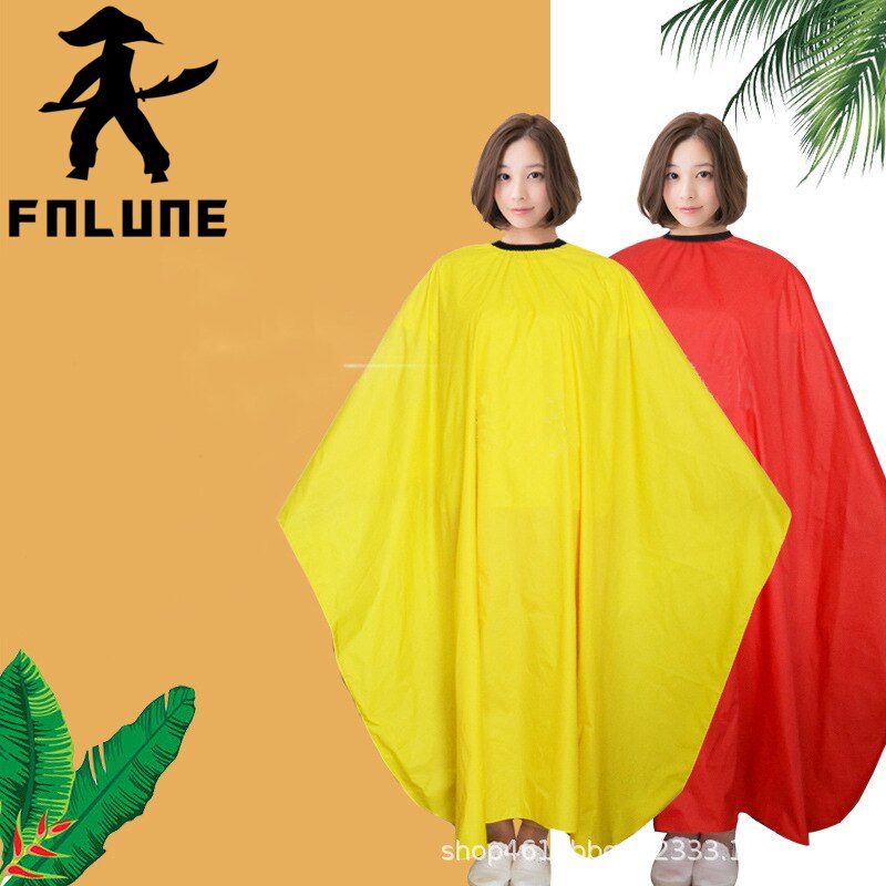 FnLune-delantal de camuflaje para peluquería, bata de corte de pelo impermeable, capa de peluquero, Bata