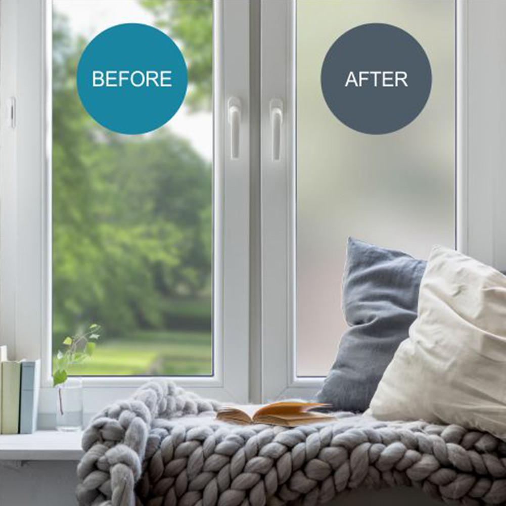 PVC Window Film Removeable Self Static Privacy Frosted Glass Film For Bathroom Office Meeting Room Waterproof Glass Sticker