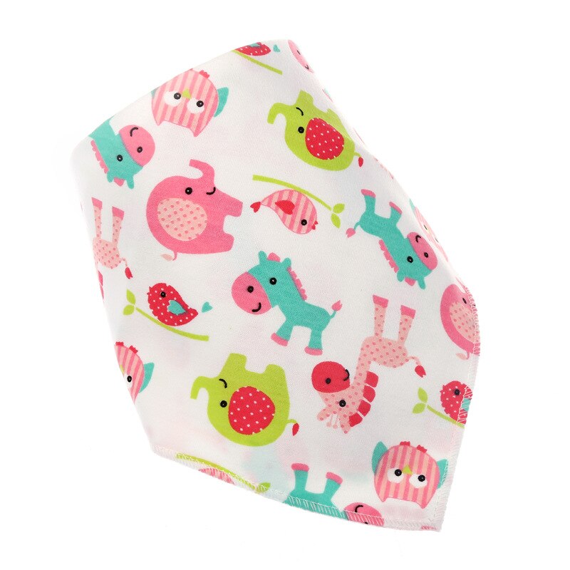 1 Pcs Beveiliging Slabbetjes Katoen Babyvoeding Kiel Zuigeling Burp Doeken Cartoon Speeksel Handdoek Baby Eten Accessoire Zachte Baby Stuff: Blauw