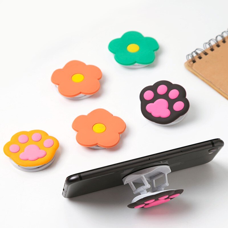 Universel Support De Téléphone Portable Mignon 3D Animal Pli Téléphone Support Extensible Porte-Doigt Panda Chat Patte Licorne Support Pour Téléphone Support