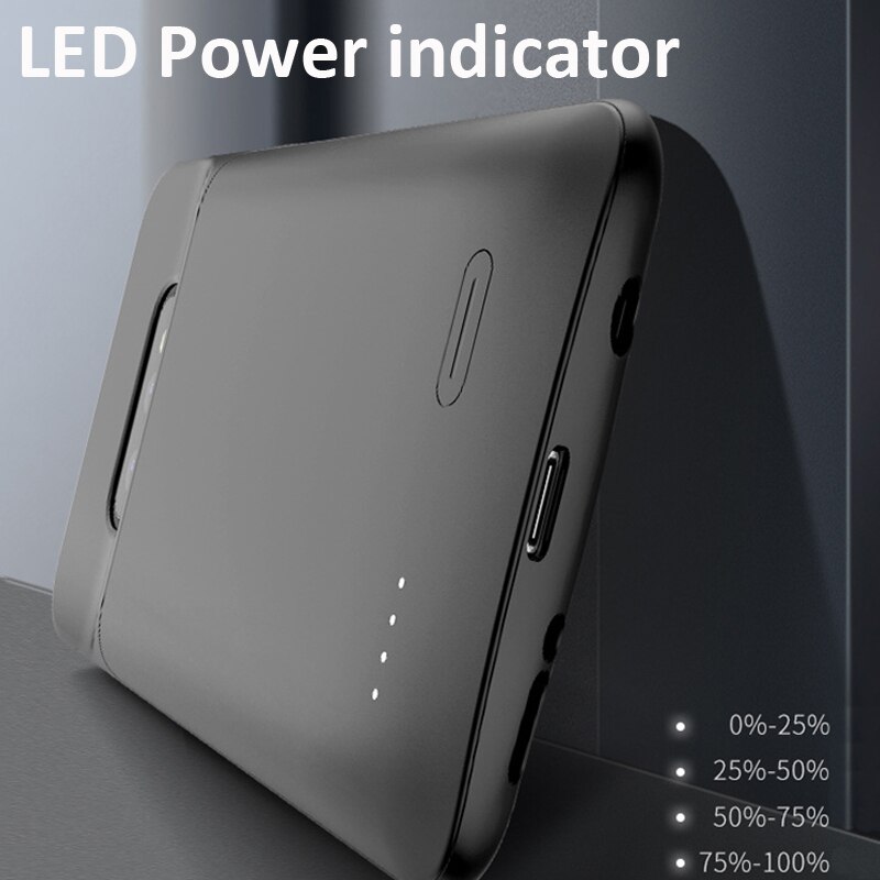 Battery Charger Case Voor Samsung Galaxy S20 S20 + S20 Ultra 6000Mah Powerbank Opladen Case Backup Battery Case