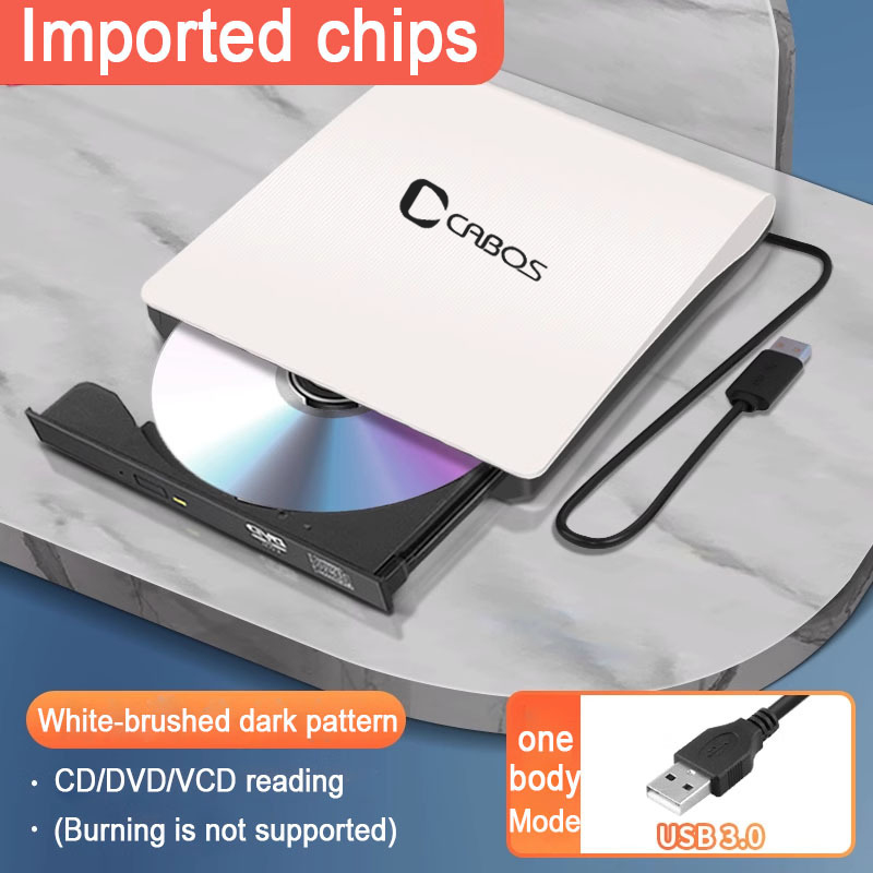 USB3.0 External CD DVD Drive CD/DVD Portable Player Burner Desktop One Computer Notebook Optical Disc Drive Player For Laptop PC