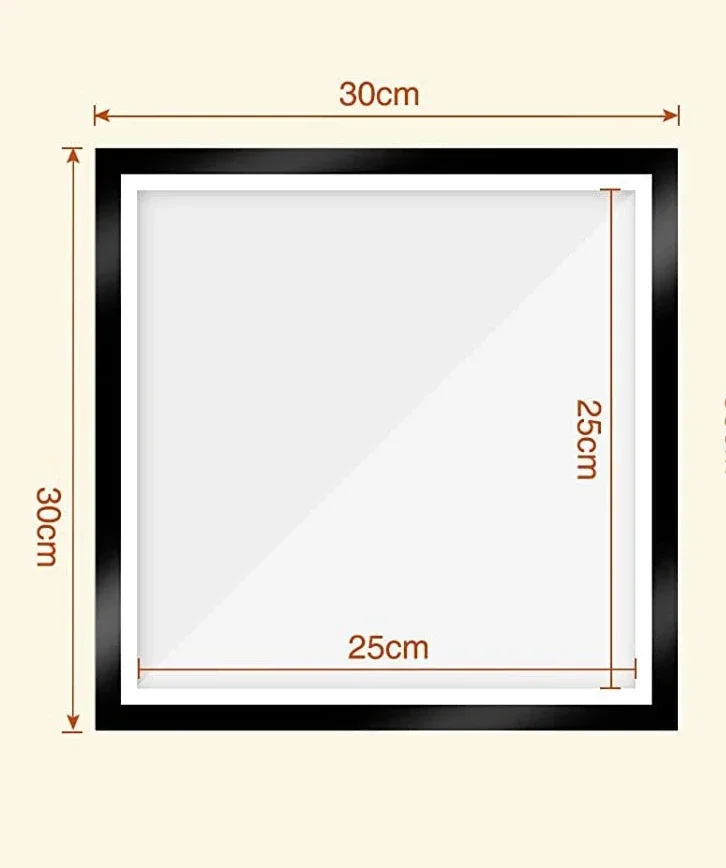 30*40Cm Diamond Art Frame Magnetic Photo Frame Photo Frame Diamond Painting Office Photo Display Accessories: Yellow