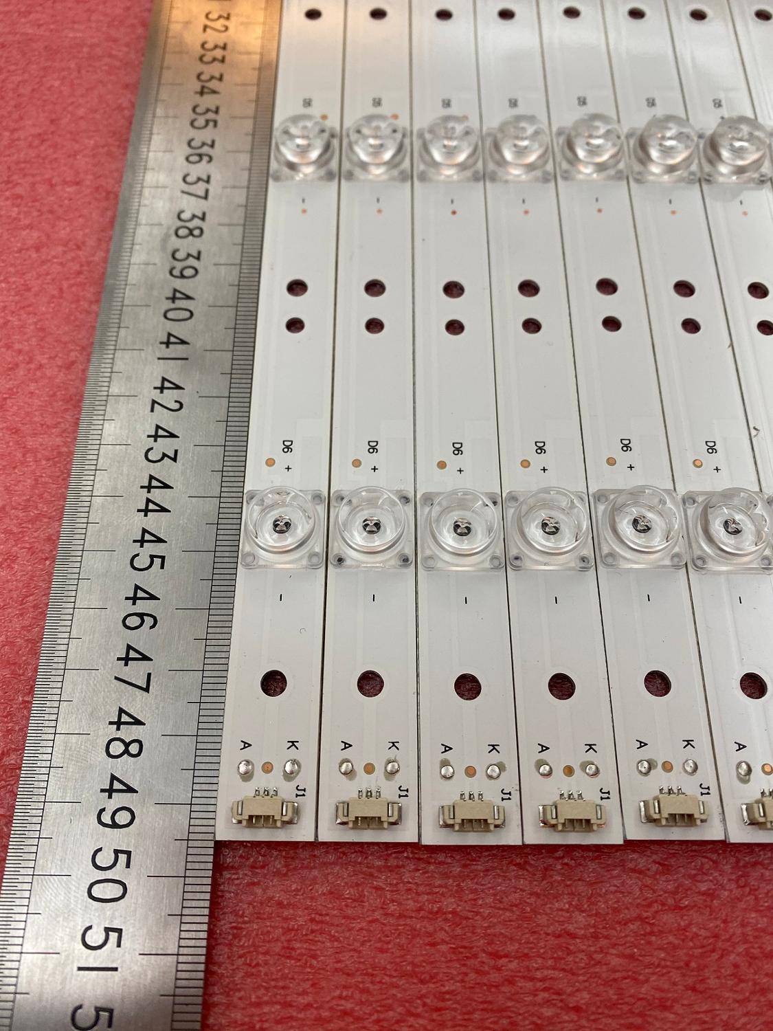 12 stk ledet bakgrunnsbelysning til  le50 k 5500tf pioner ple 5006 lt-50 em 76 lt-50 c 550 p50 fn 117j ledet 50 d 6-zc14-01 ledet 50 d 06-zc14ag-01 v500 hj 1-pe8