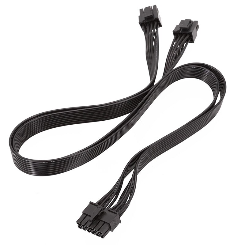 Cable de alimentación Modular PSU para Seasonic P-860, Cable de alimentación Modular de 12 pines a 8 pines (6 + 2) PCI-E para P-1000 X-1050 (60cm)