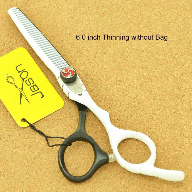 Jason-Tijeras afiladas para cortar el pelo, herramientas de estilismo para peluquería, 6 pulgadas, A0022D: A0022D-05-55