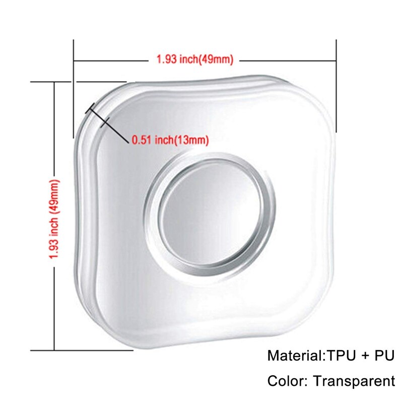Nano Gel Pad Traceless ic pegatinas alfombrilla antideslizante soporte de montaje de coche para el soporte del teléfono móvil, aplicación para la oficina en casa del coche (1