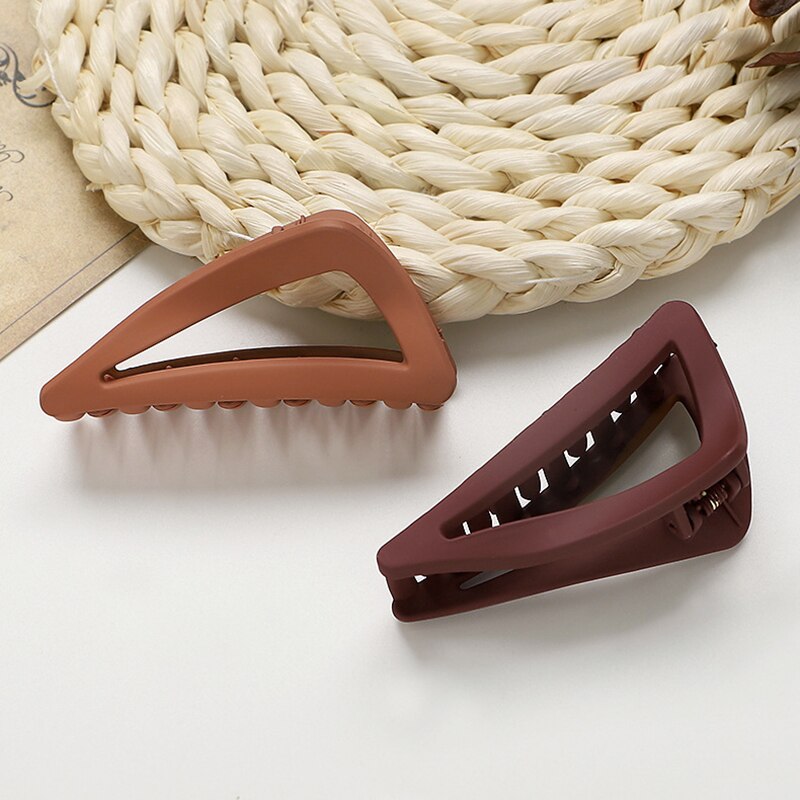 Pinces à cheveux Triangle géométrique pour femmes, Style japonais, Vintage, simples, accessoires pour cheveux