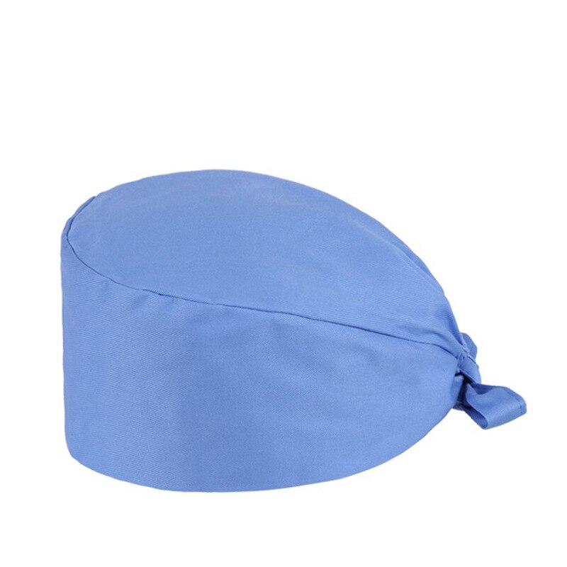 Casquettes solors en coton uni, chapeau de , respirant et ajustable pour hommes et femmes, chapeau de gommage pour laboratoire de beauté, animalerie: Light Blue