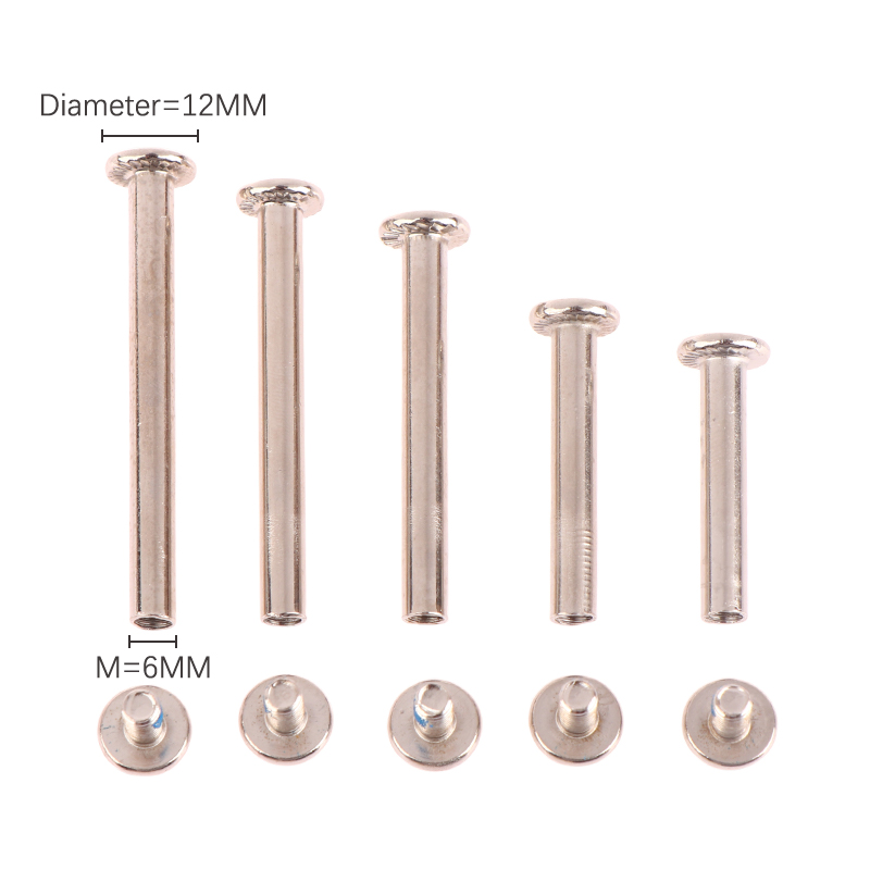 2sets Luggage Accessories Stainless Steel Luggage Screws Luggage Wheels Bolts