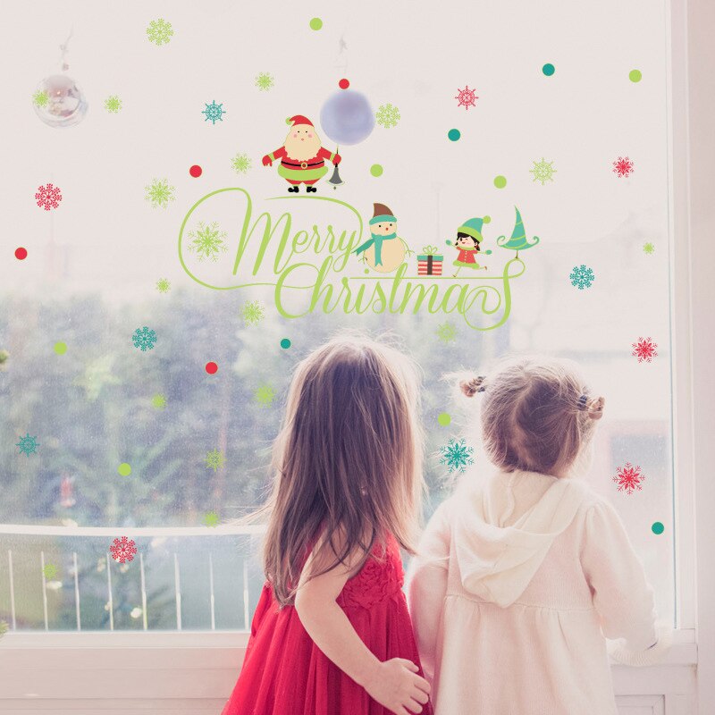 Frohe Weihnachten Englisch Leuchtende Zauberstab Aufkleber Leucht Zauberstab Aufkleber Hause Dekoration freundlicher Gemütliche