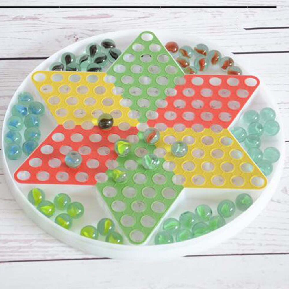 Glazen kralen damspel vliegend schaakspel interactief voor ouders, leraren en kinderen