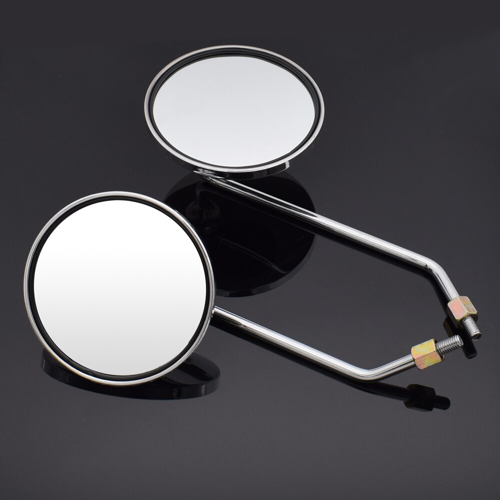 For Honda CBR900RR CBR600F CBR250R CBR650R CBR650F Motorcycle rearview mirror round mirror motorcycle long stem accessories