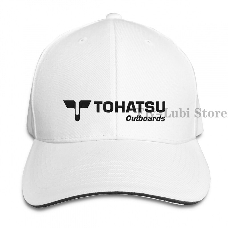 Tohatsu Outboards Baseball cap men women Trucker Hats adjustable cap: 1-White