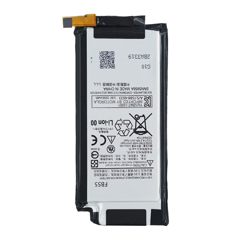 Nova bateria fb55 para motorola droid turbo 2 para moto x força xt1580 xt1581 xt1585 3550/3760mah telefone móvel