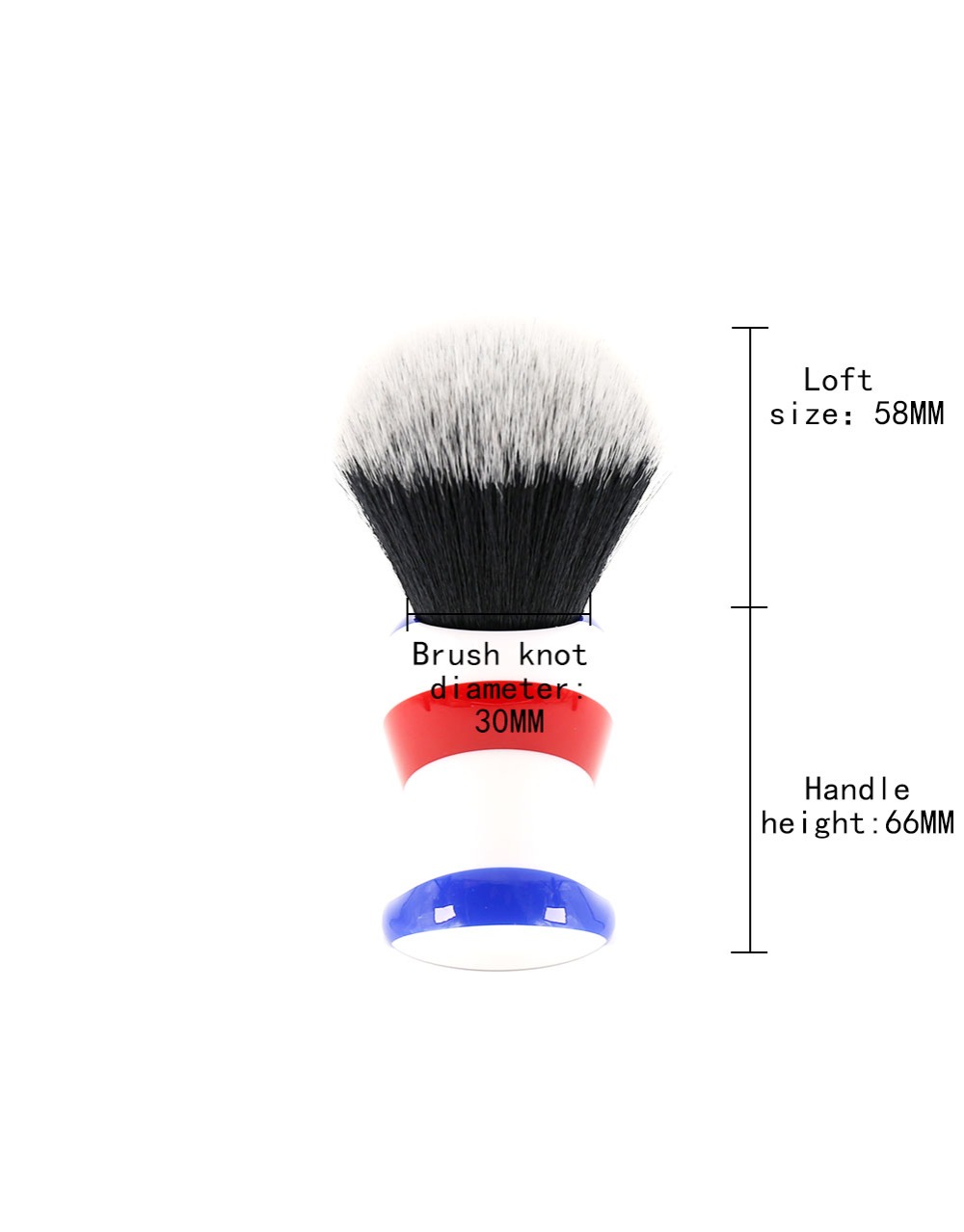 Yaqi 30MM Monster- Barbier Pole Farbe Rasieren Pinsel