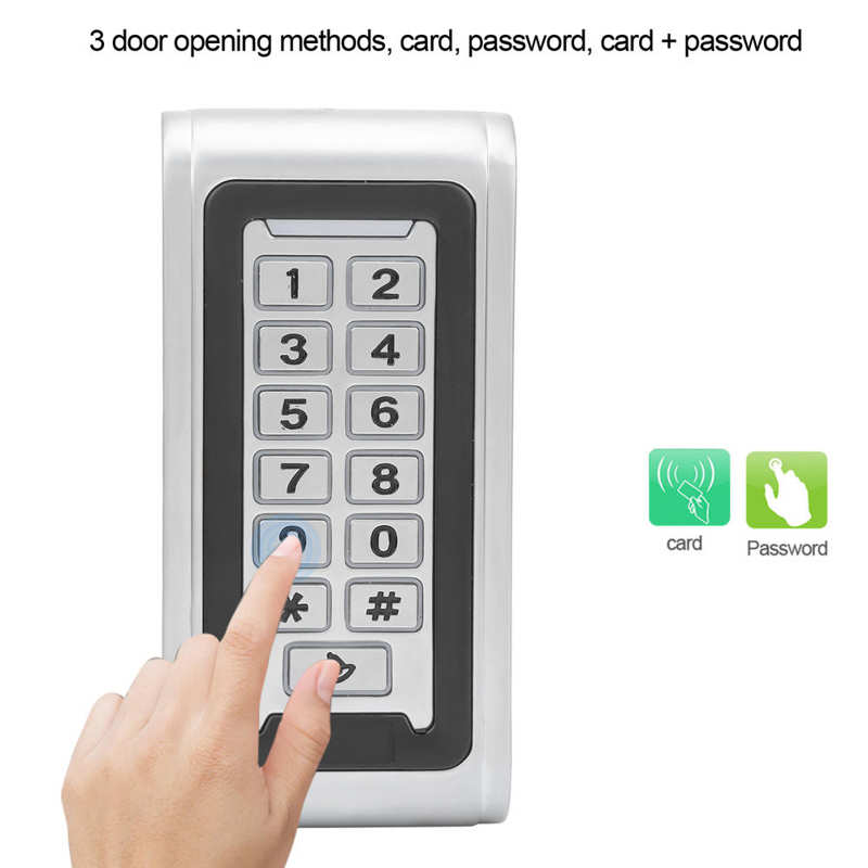 Door Keypad 13.56MHz RFID Password Card Access Control Wiegand26 Lock