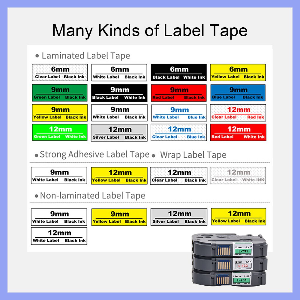 Supvan G10E Labeler Thermal Transfer Label Maker Bluetooth Connect Desktop Laminated Labeling Machine Printers for Home Office