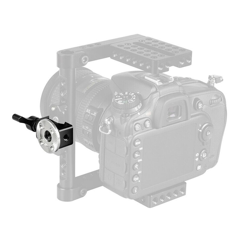 Standard Adapter for ARRI Rosette M6 to NATO Clamp Mount with M6 Expansion Hole