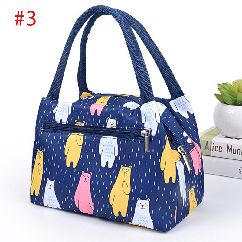 Tragbare Mittagessen Tasche Neue Thermische Isolierte Mittagessen Box Tote Kühler Handtasche Bento Beutel Abendessen Behälter Schule Lebensmittel Lagerung Bags2020