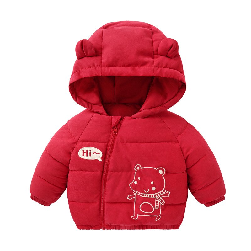 Baby Katoenen Jas Winter Kleding 6 Maand Gewatteerde Jas Top Te Houden Warm Jongens En Meisjes 1-3 Jaar oud Hooded Rits Dier Kleren