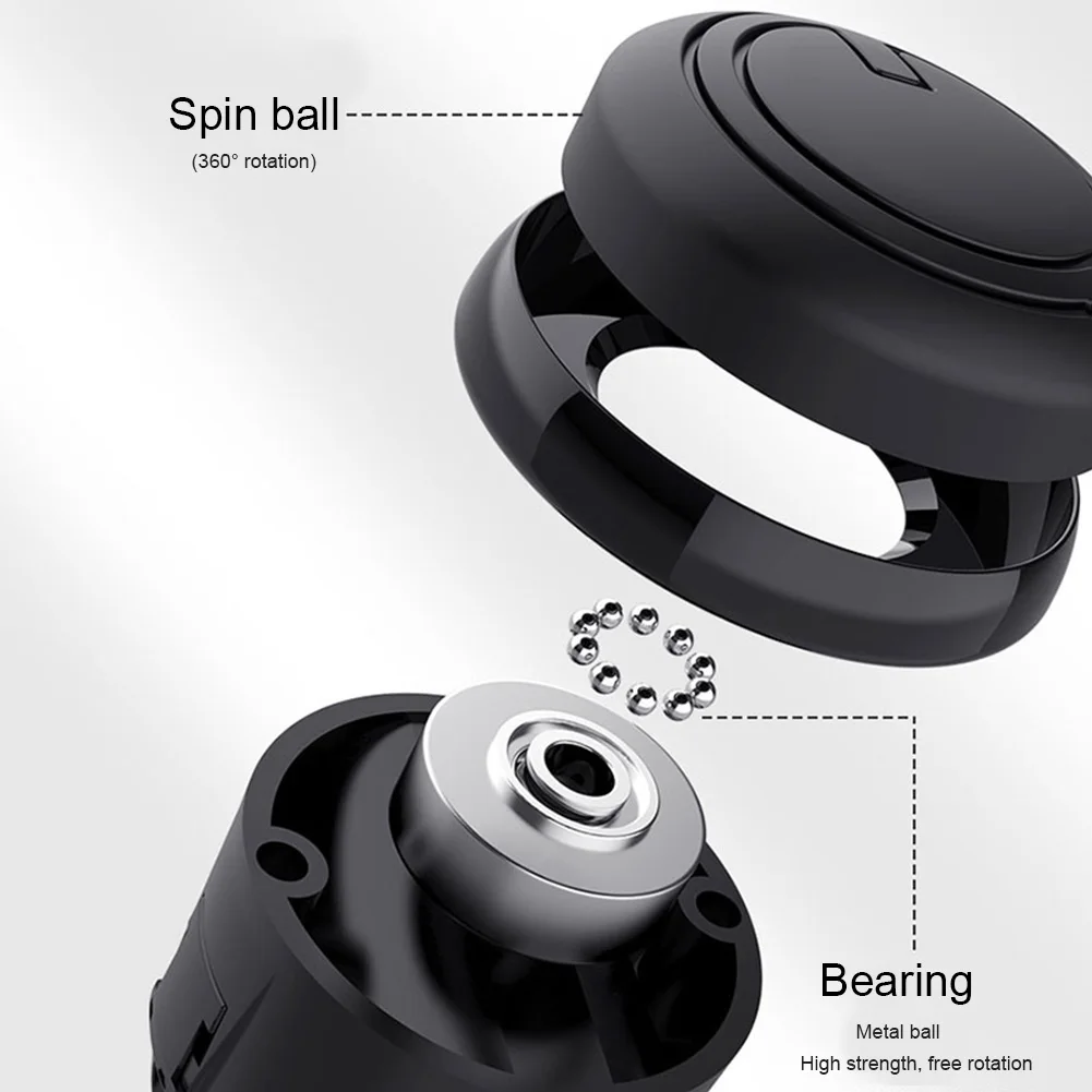Volante girevole Booster Spinner Manopola Rotazione di 360 gradi Cuscinetto in metallo Maniglia di alimentazione a forma di sfera Adatto a tutte le auto