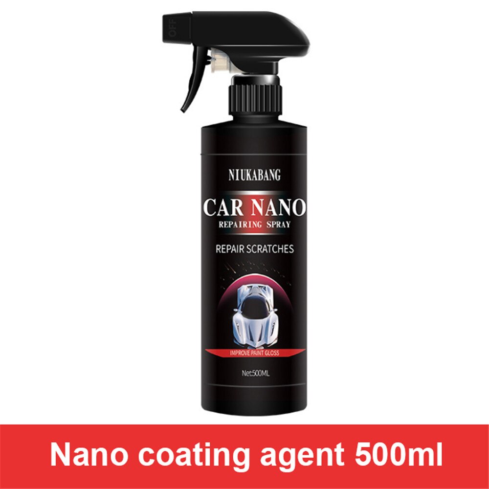 500ML Automotive Ceramic Nano Coating Liquid Coatin Nano Hydrophobic Layer Polishing Paint Coating Agent Car polish Nano Coating: 500ml