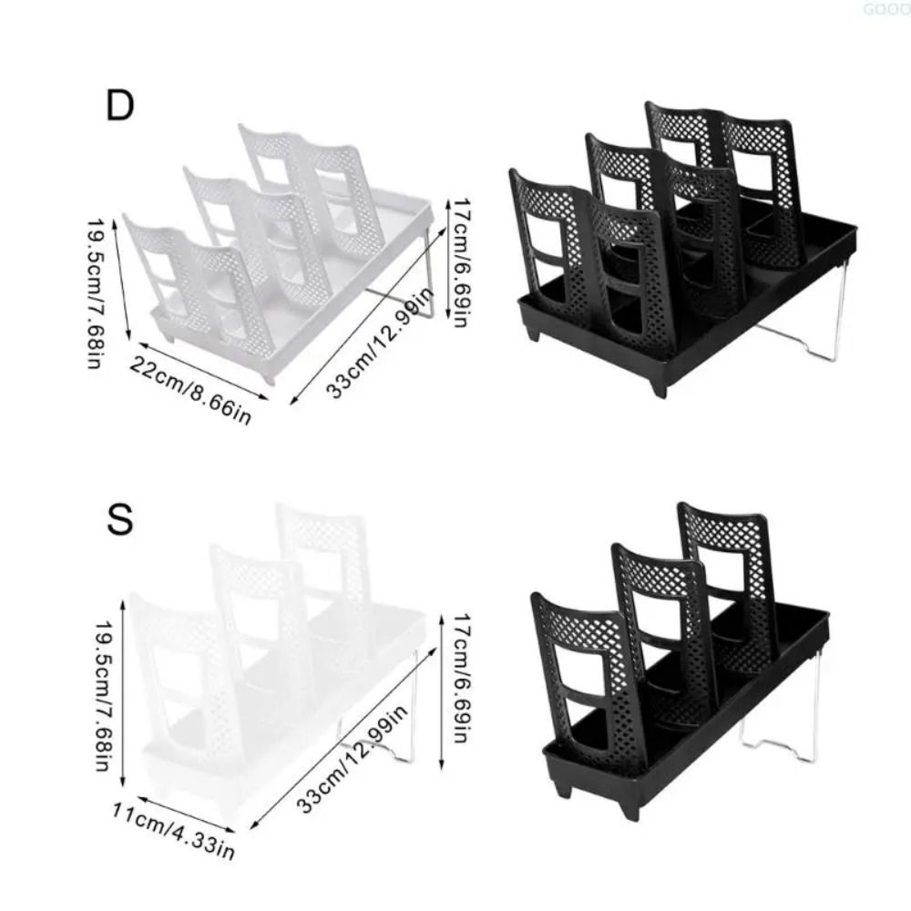 Thickening Cup Holder Bracket Foldable Coffee Shop Cup Rack Incline Ultra-large Capacity Foldable Cup Holder Coffee Shop