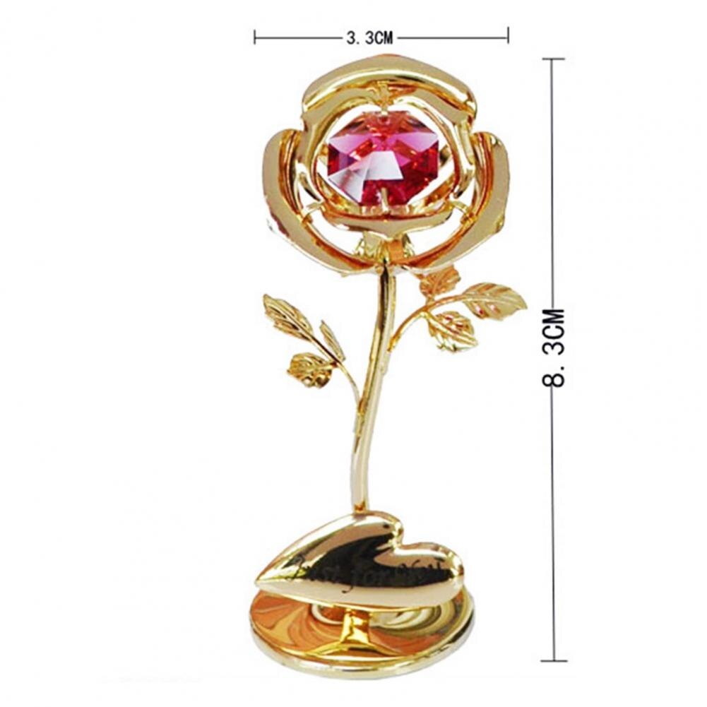 Electroplating Gold Rose Foil Plated Gold rose Wedding Decoration Golden Rose Decor Flower flores artificiales para decoracion