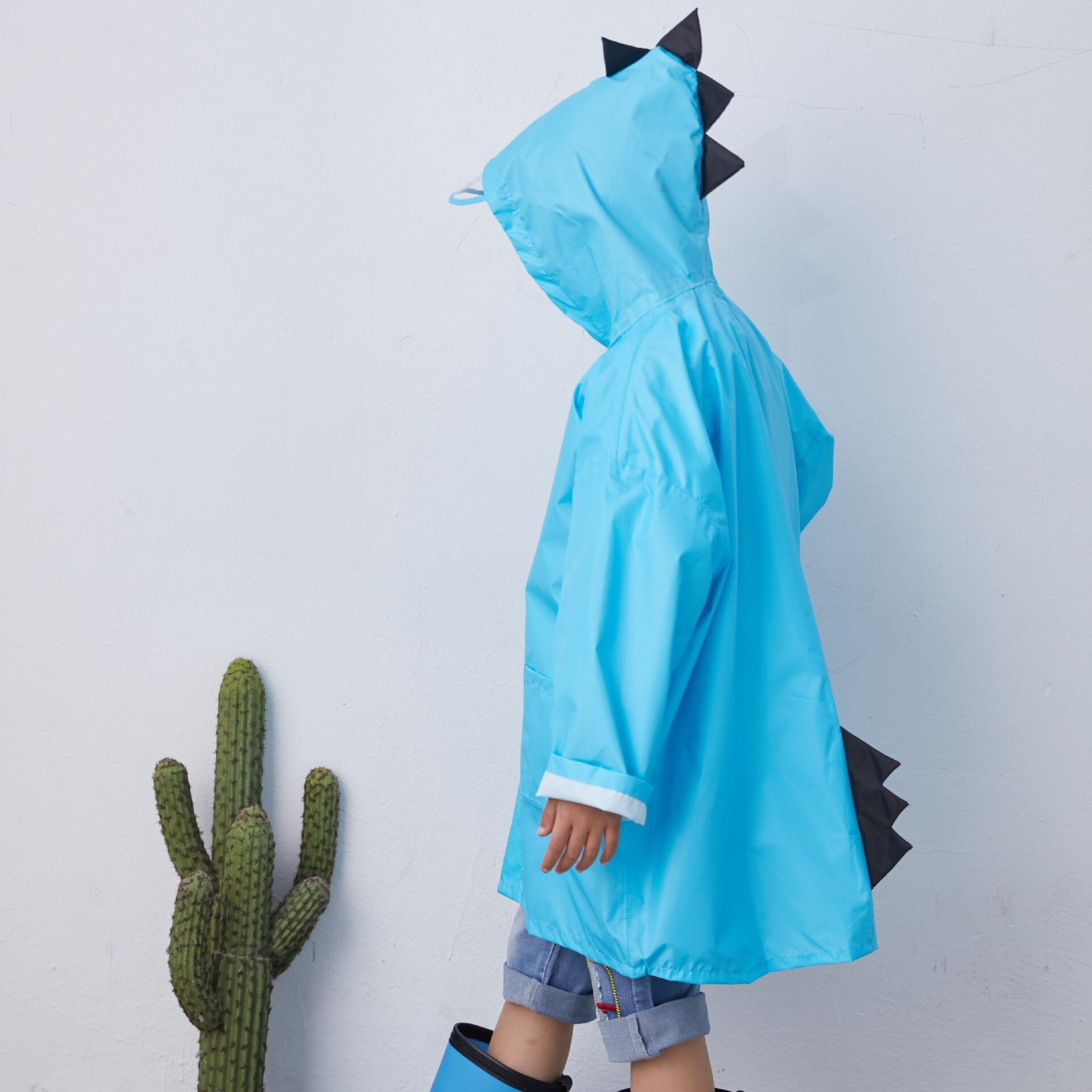 Poncho Imperméable Enfant Dinosaure – Garçon, Avec Capuche