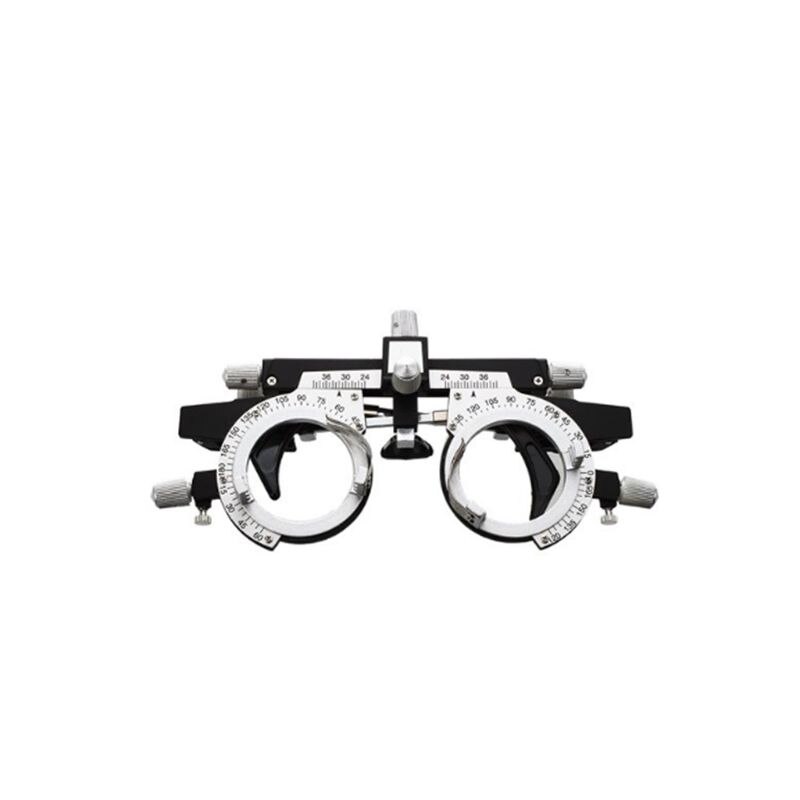 Optisk trail linse ramme briller titanium legering universelt justerbart tilbehør optometri øjenlæge testramme: 81