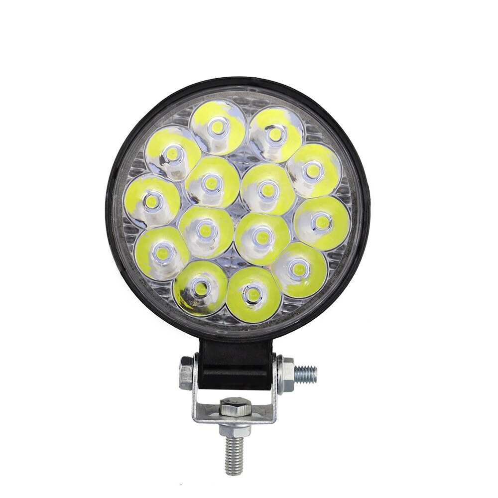 Truck Working lights Round 42W IP68 Off-road Replacement Car 14-LED Spot Flood