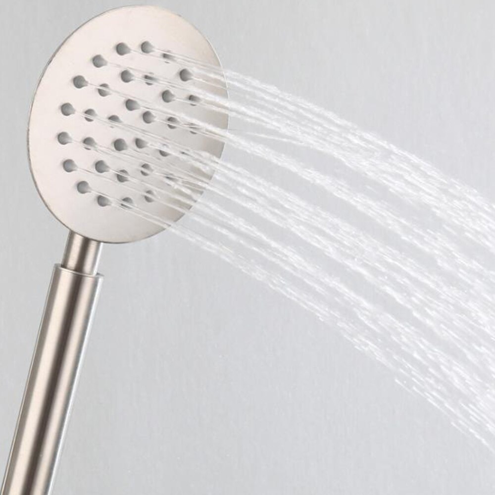 304 Stainless Steel Bathroom Basin Bathtub Shower Mixer Faucet With Handle Shower Tap Bathtub Faucet Set